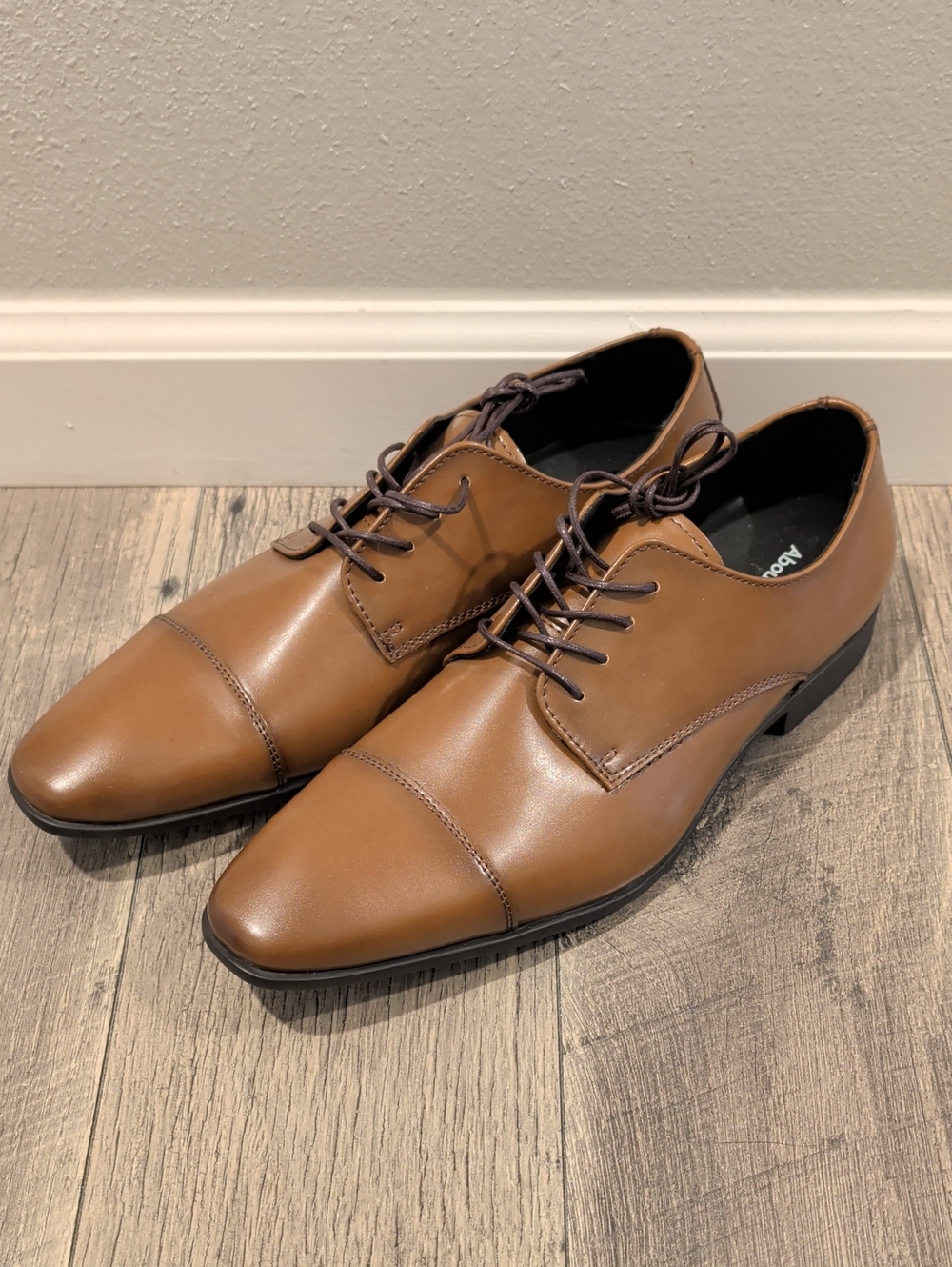 Abound Cap Toe Oxfords Lace Ups Tan/Cognac 11M